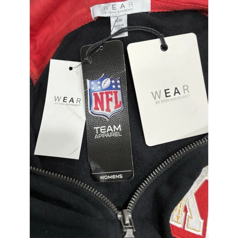 Kansas City Chiefs WEAR By Erin Andrews Full Zip Hoodie Women's M NWT NFL